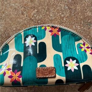 Consuela Glittery Spiked Cactus Makeup Pouch